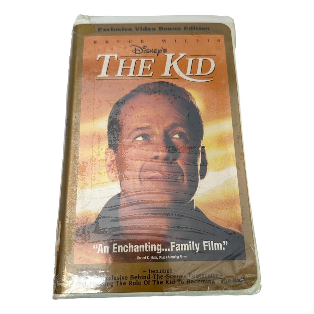 Vintage VHS Disney The‎ Kid Bruce Willis Video Clam Shell New Sealed
